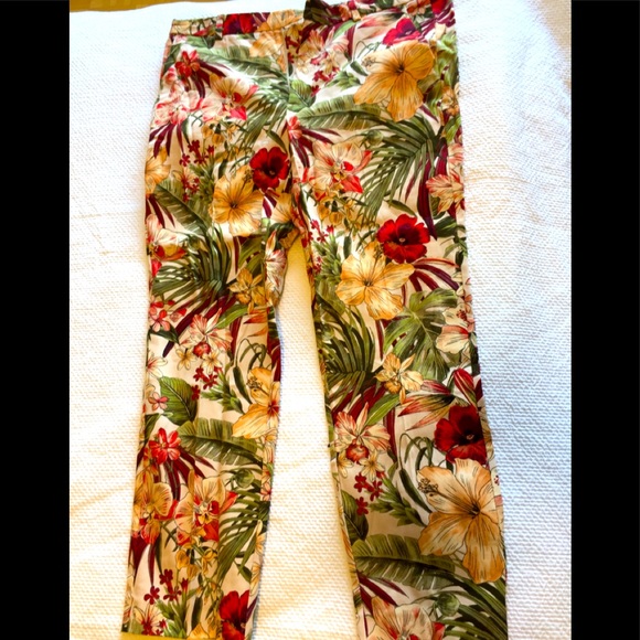 NWOT ZARA cropped cotton pants size XL - Picture 1 of 4